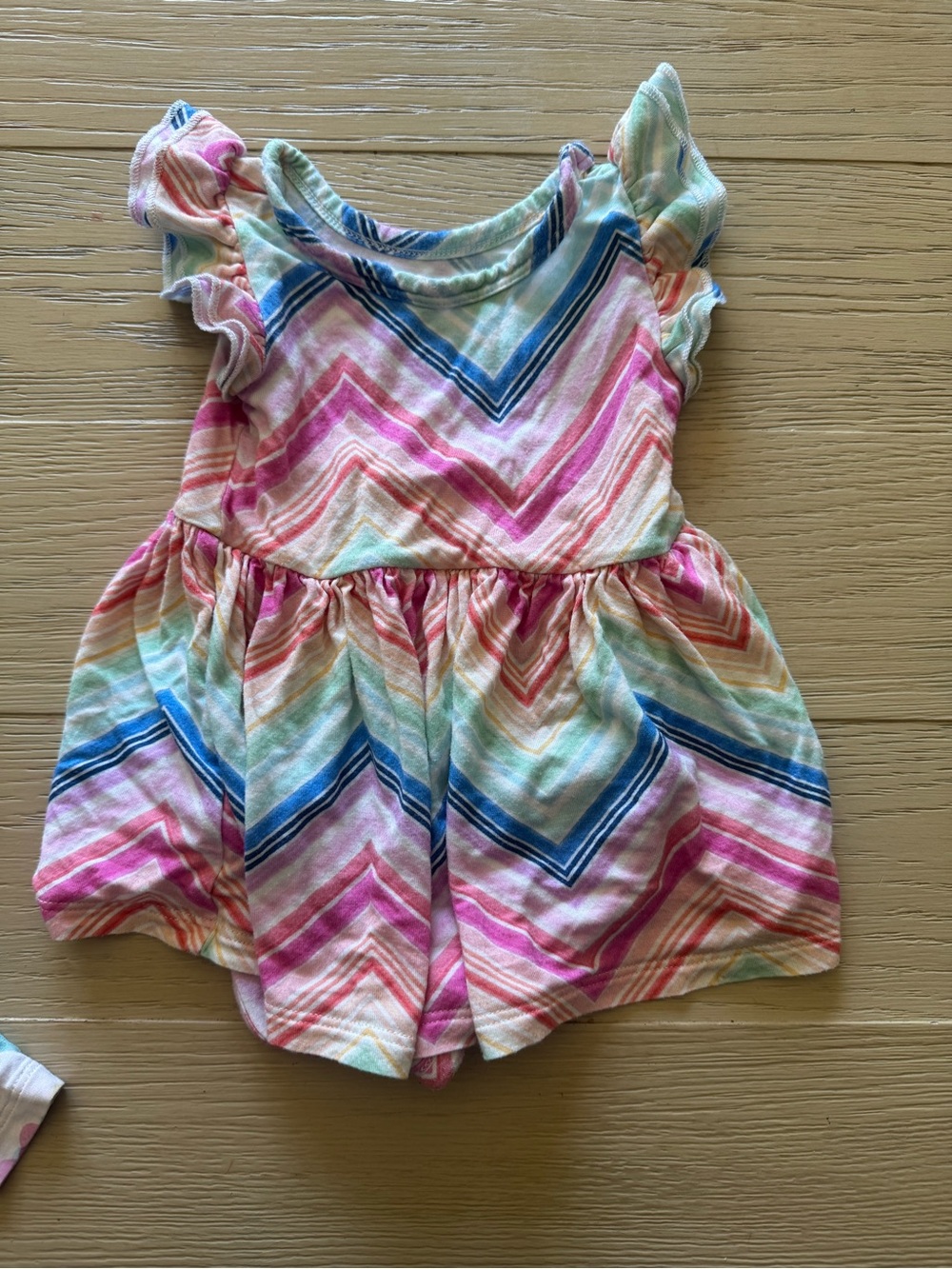 Little Sleepies Pink, Blue, Green, Yellow Dress